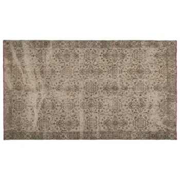 

Handmade Gray Vintage Overdyed Turkish Area Rug 170x295 Cm-5'7''X9'8''