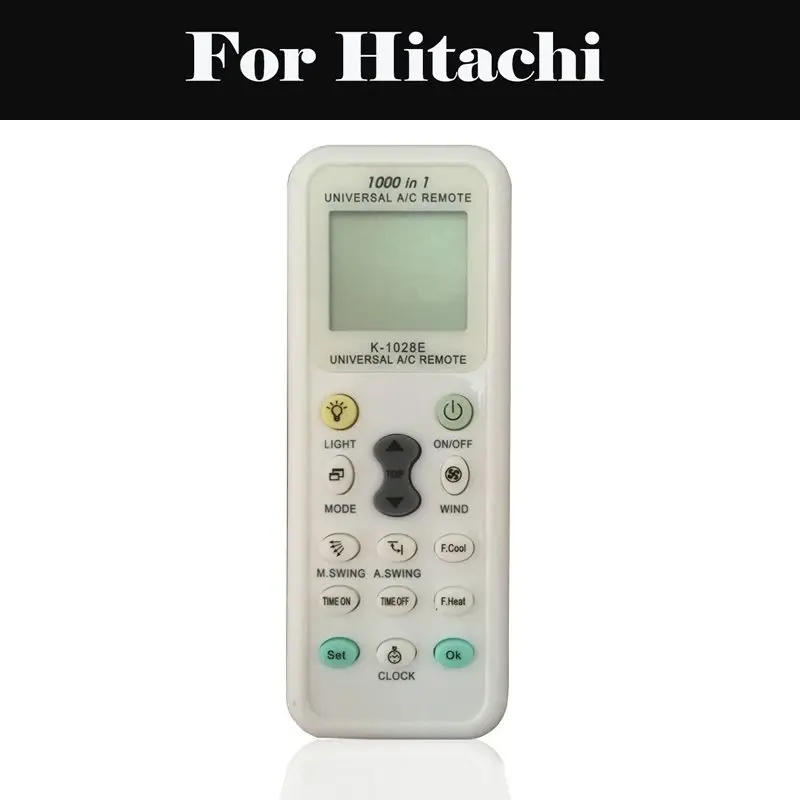 

Universal Air Condition LCD A/C Muli 1028E Remote Control Low Power For Hitachi RAU512CWEA Kaze Plus RAW511KUD RAU518AWEA