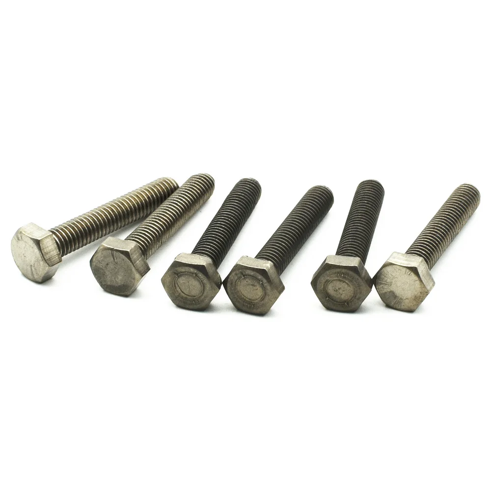 Titanium bolts hexagon head M6x35mm (8)