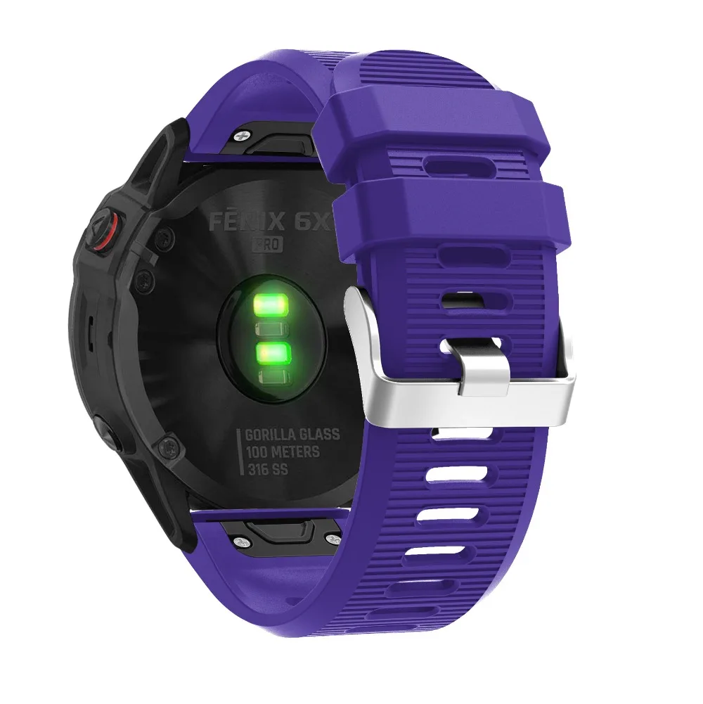 26 22 20 мм ремешок для часов для Garmin Fenix 5X5 5S 3 3HR 6 6X6 S gps часы Quick Release strip Forerunner 945/935 наручных полос
