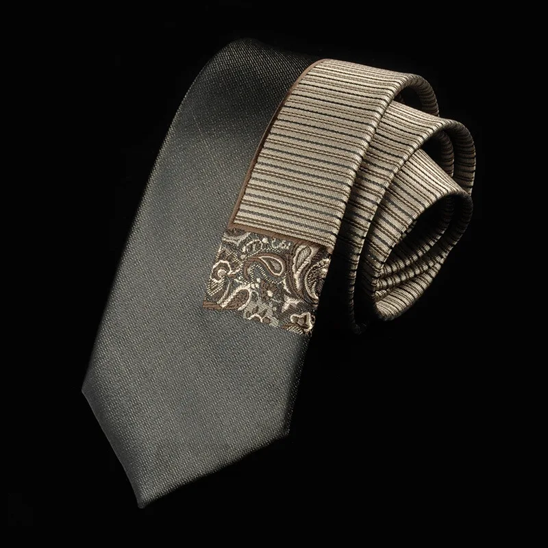 Творческий Галстук 6 см, уникальные мужские галстуки для отдыха, жениха, свадьбы, галстуки, галстуки, подарки для мужчин, для праздника, фестиваля, банкета, мужские аксессуары - Цвет: A4206