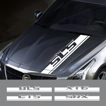 

For Cadillac ATS CTS Escalade BLS CT4 CT5 CT6 EXT STS SLS SLR XLR XT4 XT5 XT6 XTS Auto Accessories Car Hood Sticker Bonnet Decal