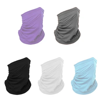 

2020 New Unisex Fashionable Magic Turban Solid Color Outdoor Riding Sports Half Face Cover Mask Multifunctional Seamless Wear