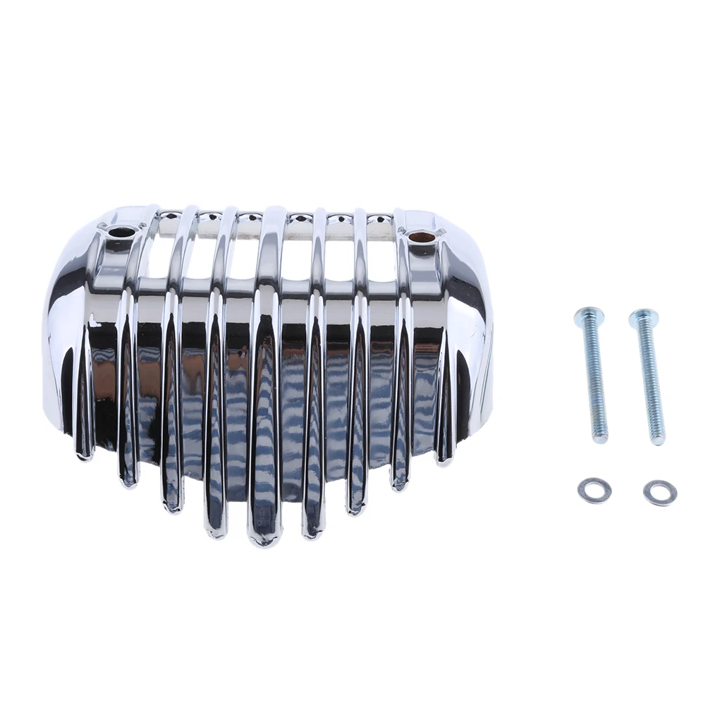 Chrome Regulator Cover Accessories With Screws For Harley Softail 2001-2017