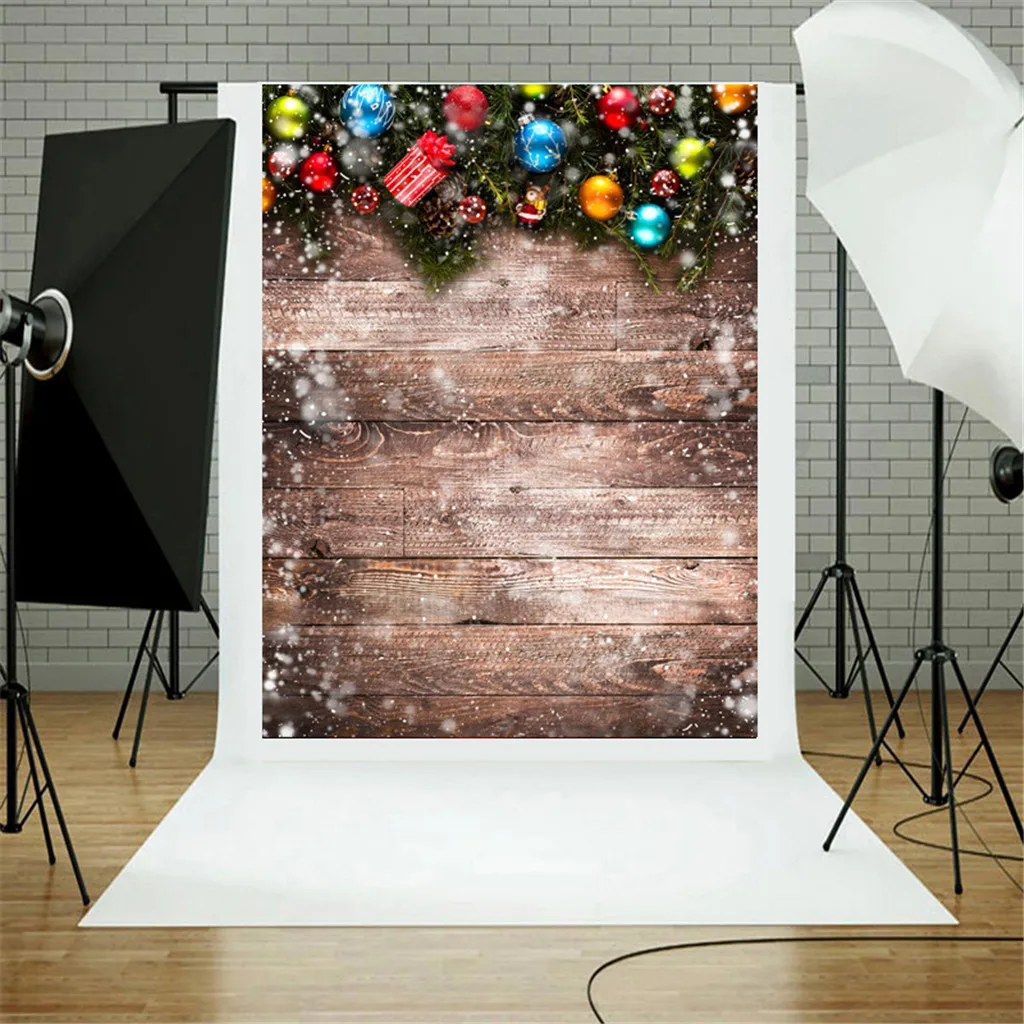 Christmas Backdrops Vinyl Wall Digital Background Photography Studio 150x210cm christmas decoration photography background