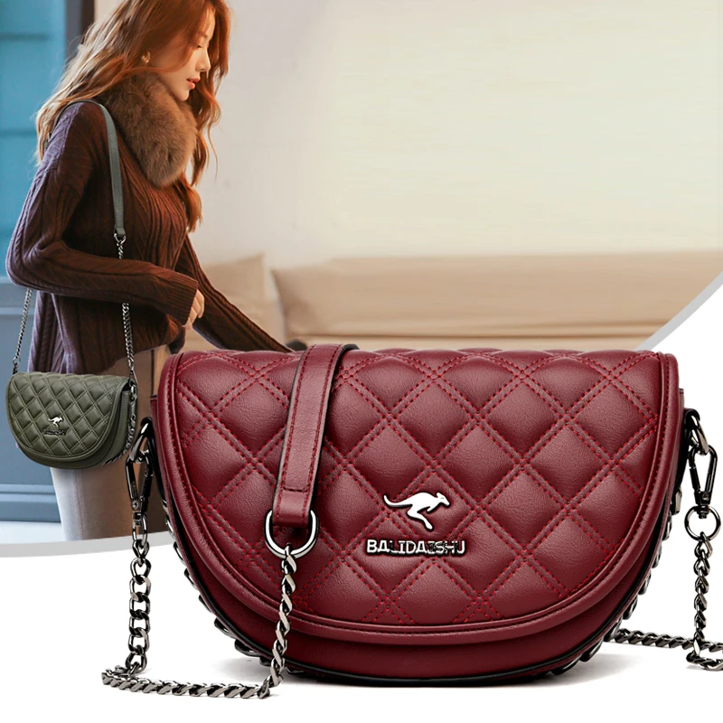 Women Crossbody Bag Shoulder Bags Designer Purse Leather Luxury Handbags for Women Fashion Female Messenger Bag