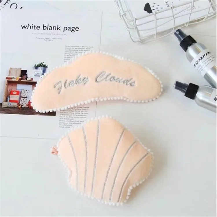 

Korean Style Super Meng Cute Cloud Shell Eyeshade Sleep Eye Patch Breathable Travel Nursing Men And Women Eye Patch