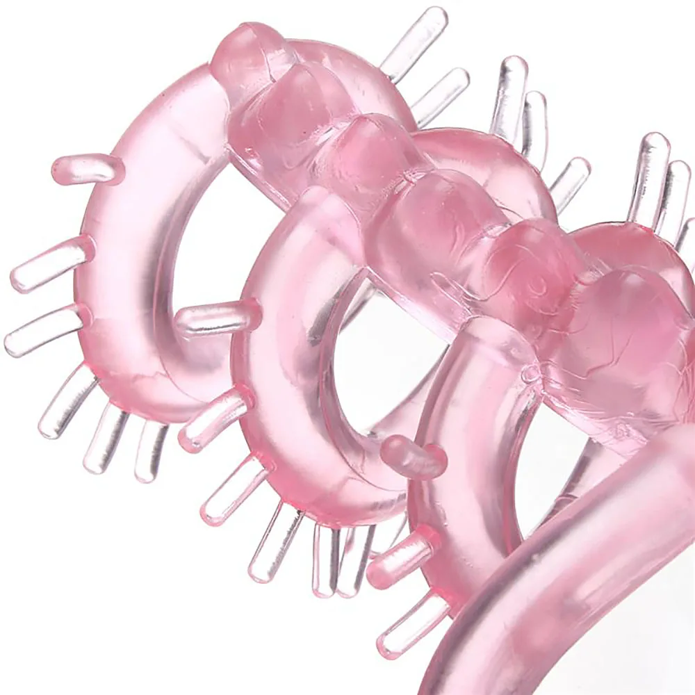 Силиконовый петух задержки преждевременной эякуляции презервативы Блокировка члена кольцо Новые забавные игрушки