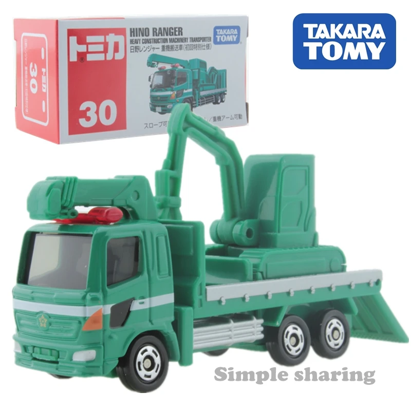 Takara Tomy Tomica № 30 hino ranger литье грузовик игрушки Популярные Детские модели игрушки с дистанционным управлением комплект забавные миниатюрные Детские безделушка Коллекционные вещи