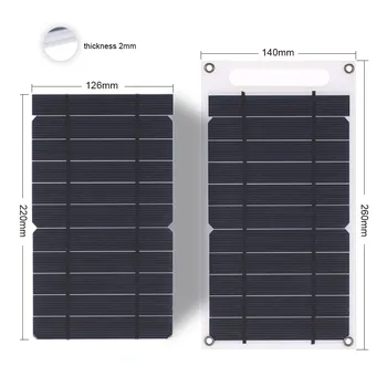 

7.8W 6V Car Battery Solar Panel Battery Yacht Charger Outdoor Power Supply Panel Charger Thin Silicon Portable Panel