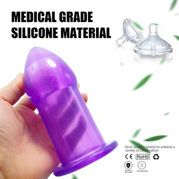 Vaginal Anal Dilator Butt Plug Enema 5 Sizes Hollow Anal Plug Soft Speculum Prostate Massager Sex Toys For Woman Men Sex Product 3