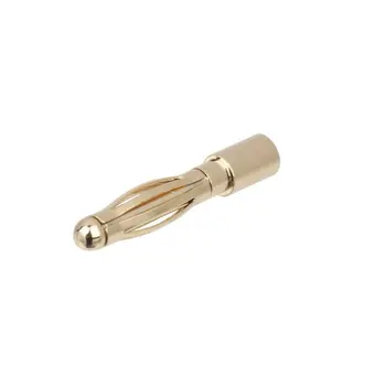 

NEW 2.0 Male Gold Bullet Banana Plug Connectors RC Battery Electronic Hook