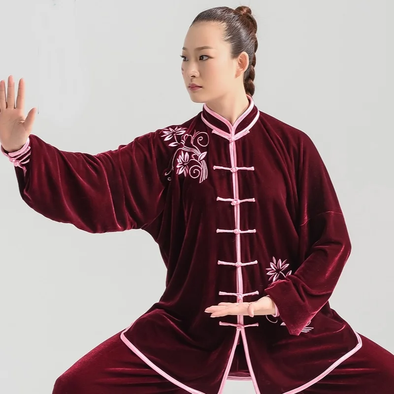 Tai Chi одежда, Новое поступление, вышивка, Черная Форма для выступлений, ушу, Мужская одежда для кунг-фу, мужская униформа Tai Chi TA2098