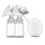 Электрический молокоотсос Двусторонний молокоотсос USB Powered with baby milk bottle baby Powerful Suction аксессуары для грудного вскармливания