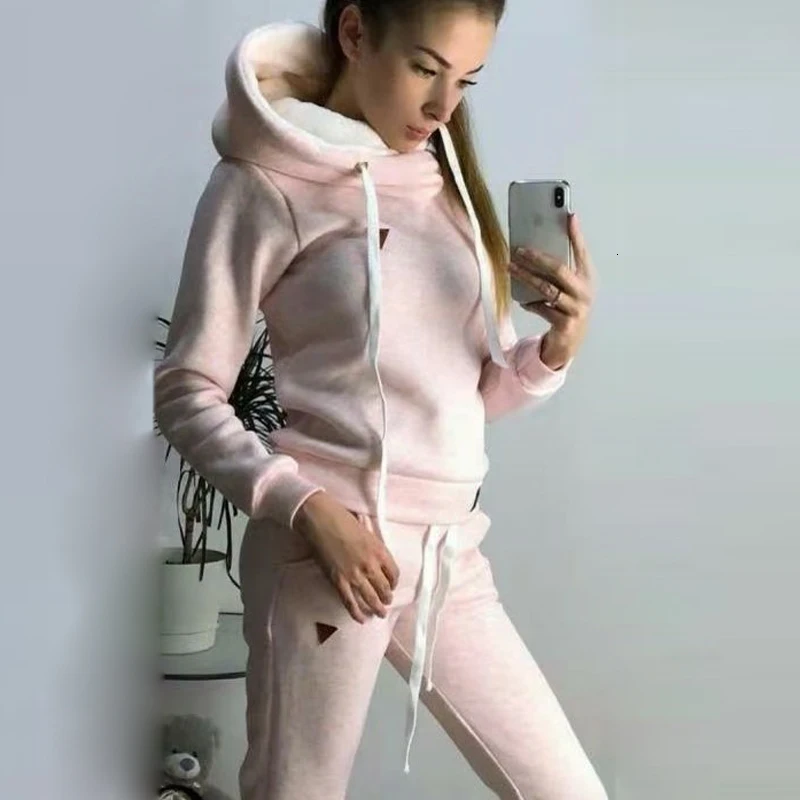 Women's Hat, Sweater, Loose Pocket, Hot Sweater, Sports Pants In Autumn, Winter And Winter