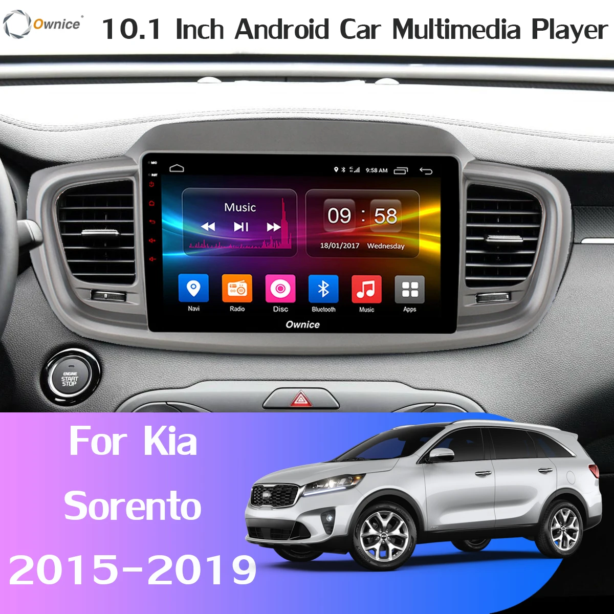 Best 360°Panoramic Camera 4G WiFi Android 9.0 8Core 4+64G Car Multimedia Player GPS Radio SPDIF DSP CarPlay for Kia Sorento 2015-2019 1 Best 360°Panoramic Camera 4G WiFi Android 9.0 8Core 4+64G Car Multimedia Player GPS Radio SPDIF DSP CarPlay for Kia Sorento 2015-2019 1