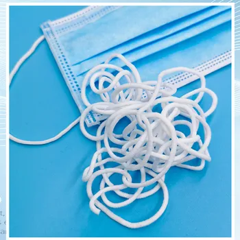 

3MM Mouth Mask Band 900meters Mask Rope Rubber Band String Mask Ear Cord Round Elastic Band DIY Clothing Craft Accessories