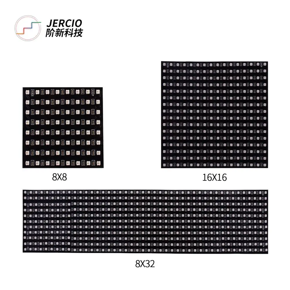 Сенсорный экран JERCIO WS2812B 8*8 11*44 22*22 пикселей цифровой гибкий 2427