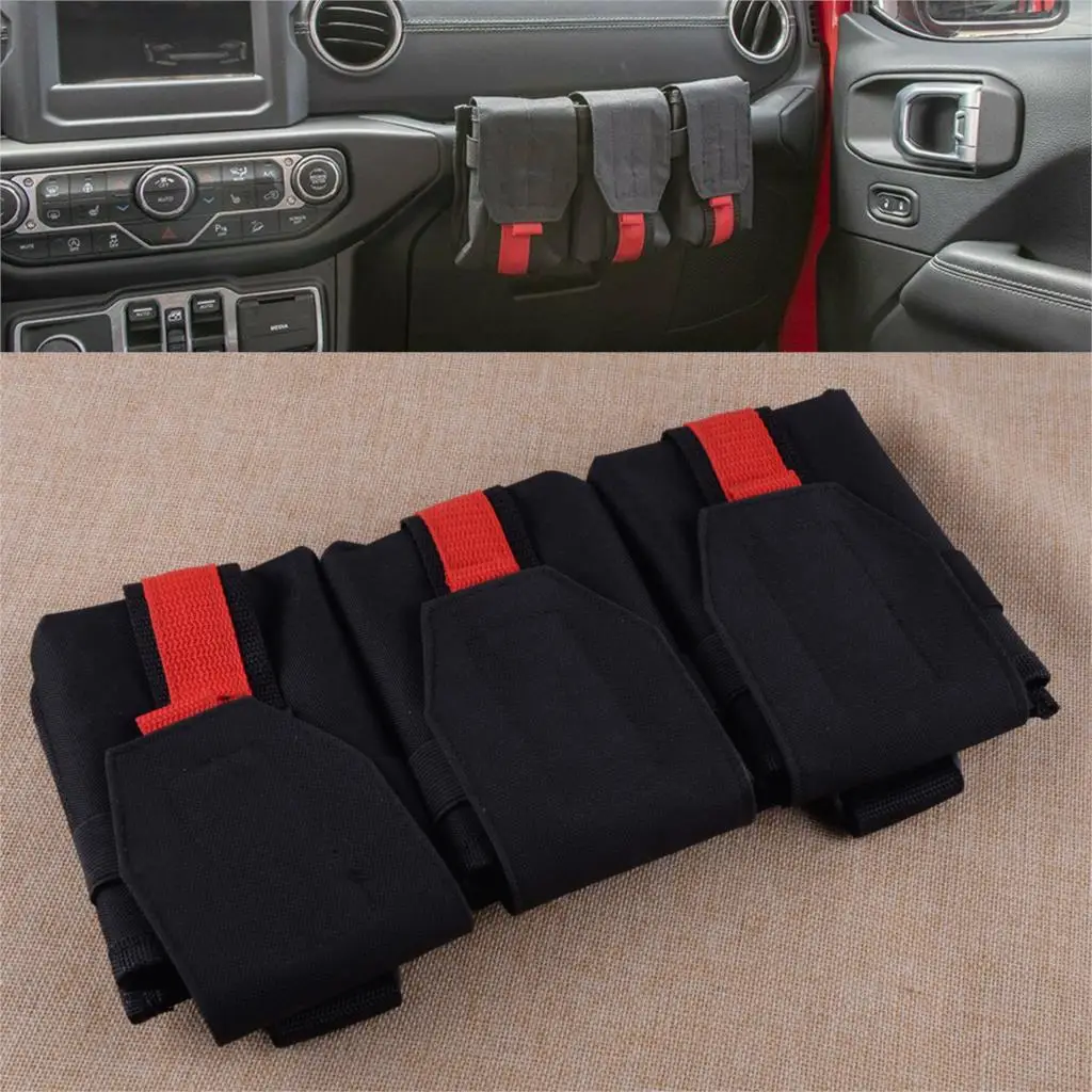 Подходит для Jeep Wrangler JK JL 2007-19 Приборная панель автомобиля Grab Co-Pilot Seat пассажирская сторона подлокотник ручка сумка для хранения подвесная сумка