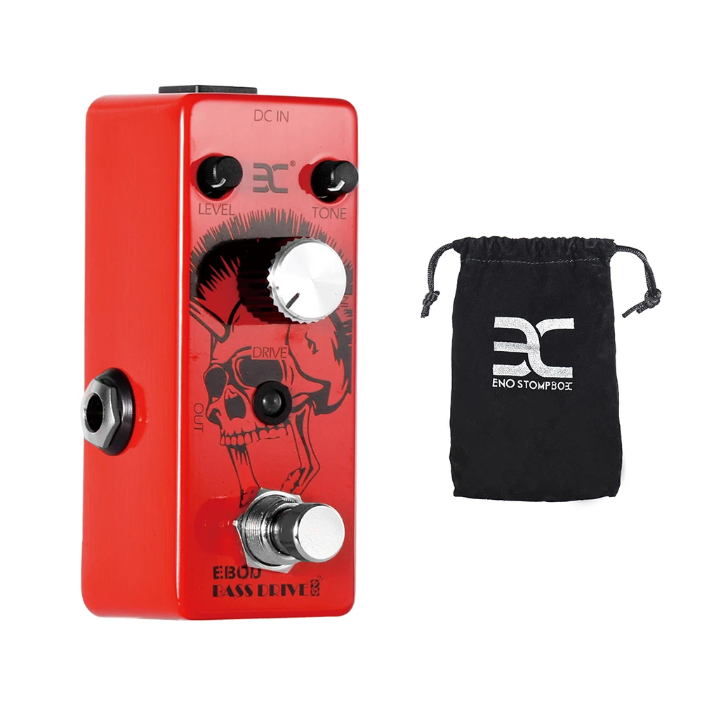 ENO EX EBOD Overdrive бас-гитара Педаль для звукового эффекта овердрайв эффект гитары педаль полностью металлический корпус True Bypass