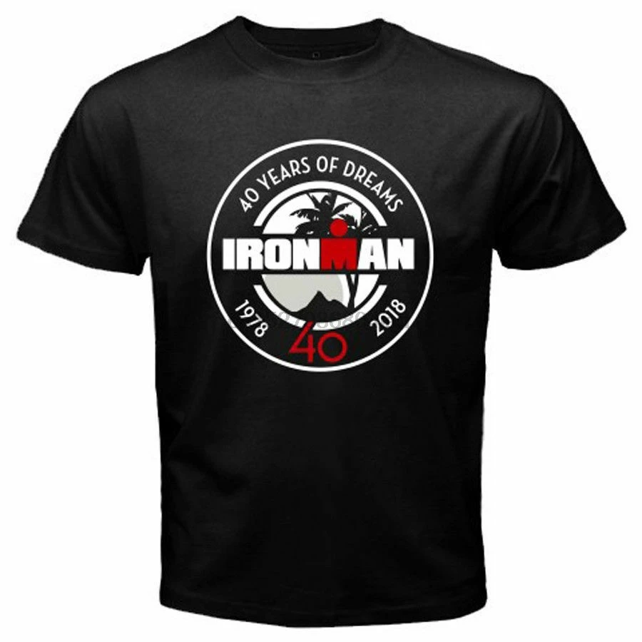 Мужская футболка Ironman 40 лет мечты для триатлона размер S M L XL 2XL 3XL | одежда