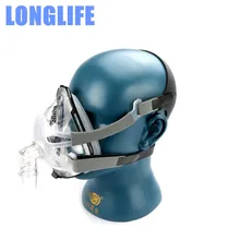 Longlife F1A маска на все лицо для CPAP Авто сипап apap вентилятор респиратор против храпа апноэ сна CPAP маска W/Головные уборы зажимы
