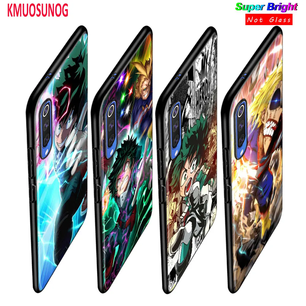 

Black Silicone Cover My Hero Academia Anime for Samsung Galaxy A90 A80 A70 A60 A50 A40 A30S A20E A20S A10 Phone Case