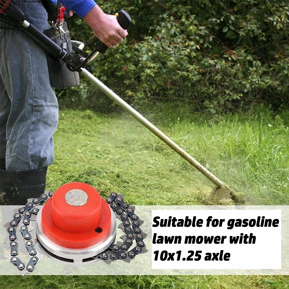 Standard M10 Trimmer Head Chain Brush Cutter Garden/Grass Upgraded with Thickening for Lawn Mower | Инструменты