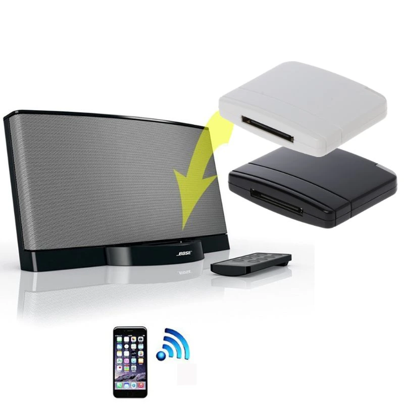 vallei Serena bespotten A2dp Bluetooth Music 30 Pin Receiver Adapter Speaker Dock For Ipod Dropship  - Bluetooth Adapters - AliExpress