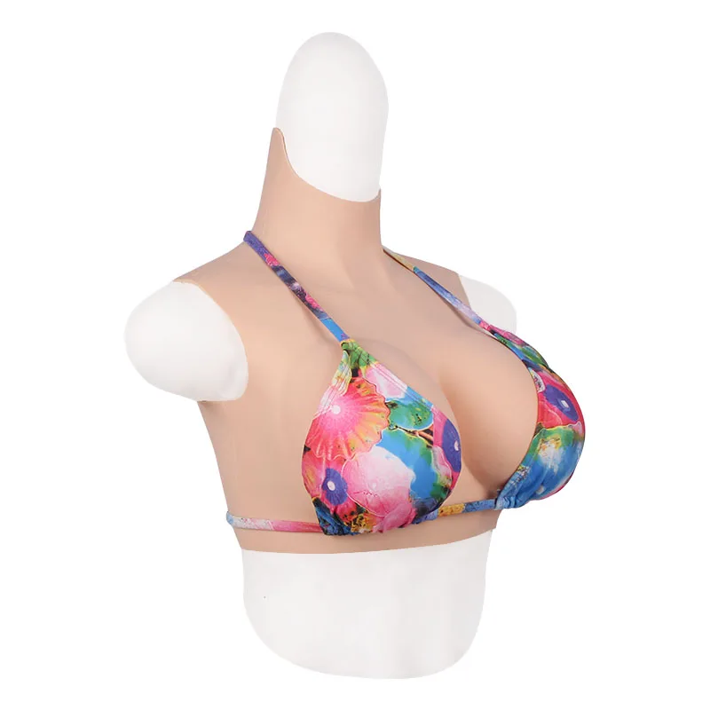 TRANSWEET Latest D Cup Realistic Silicone  Breast Forms Boobs for Crossdressers Drag Queen Shemale Crossdressing