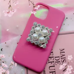 Glamorous Diamond Glitter Phone Holder and Stand (As the picture shown)