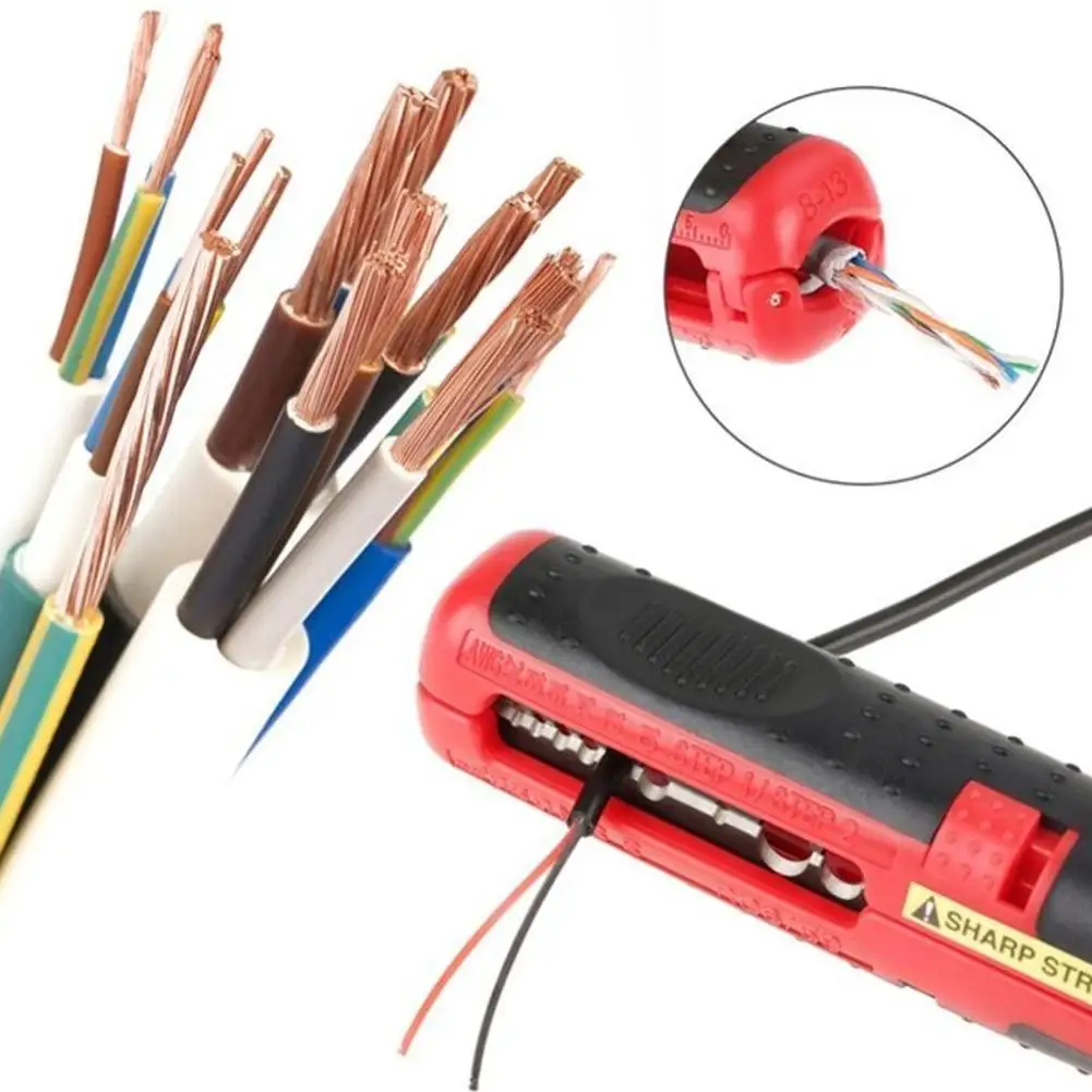 Multifunctional Electric Wire Stripper Steel Cable Stripping Hose For Car Pen Clamp Machine Repairs Removal Pliers Home Tool |