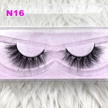 

Fashion Style Luxury 100% Real Mink Strip Lashes 3d Miami Lashes Natural Long Soft Mink Lashes