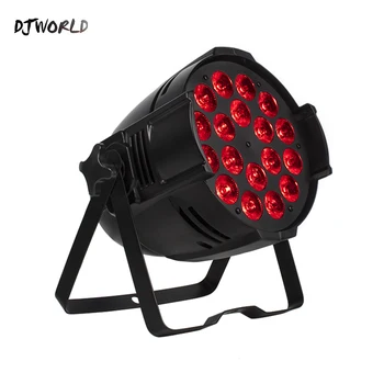 

Djworld LED 18x18W Par Light Casting Aluminum Stage Par RGBWA+UV 6in1 Wash DMX 512 Powercon For Disco DJ Music Party Club Dance