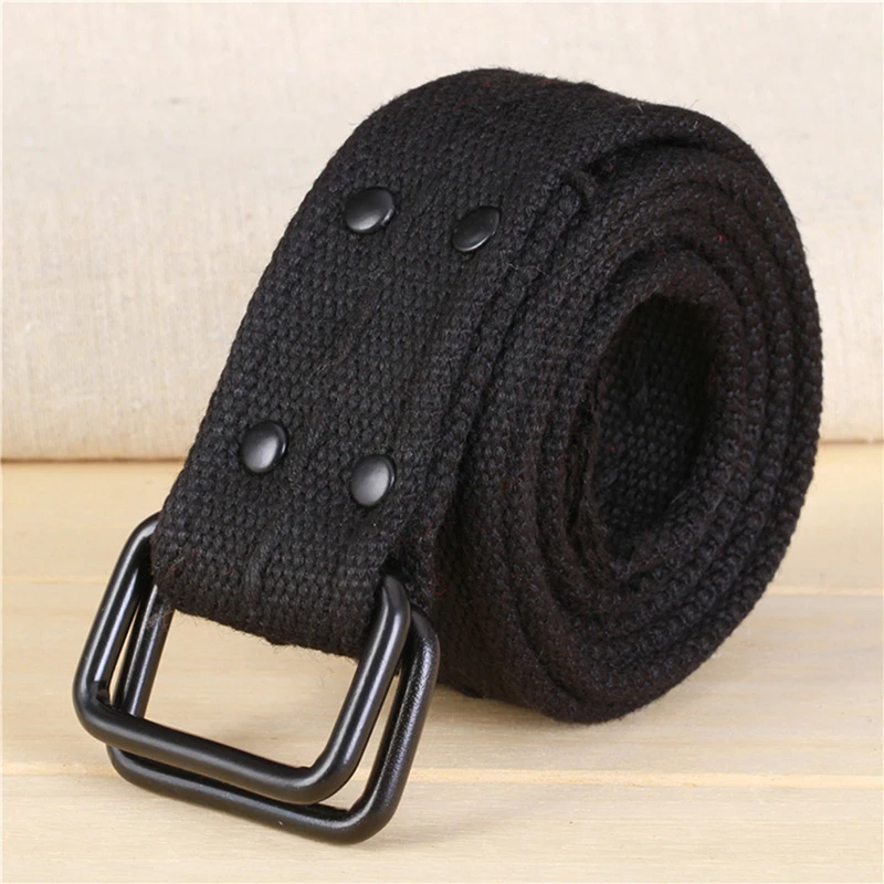 130cm black Мужской ремень, модный, унисекс, армейский, тактический, поясной ремень, джинсы, мужской, Повседневный, роскошный, тканевый, пояс, Ceinture Femme - Цвет: 130cm black