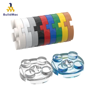 

BuildMOC 4032 2x2 round plate with cross shaft hole ldd4032 Brick For Building Blocks Parts DIY Educational Tech Parts Toys