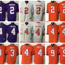Clemson Tigers, Stitiched, DeShaun Watson, Sammy Watkins, Wayne Gallman II, Artavis Scott Ben Boulware для мужской Джерси