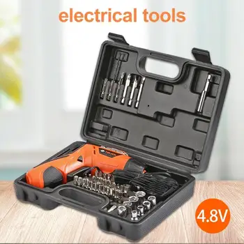 

4.2V Electric Screwdriver Kit Rechargeable Cordless Power Drill Screw Driver Product Size 160*140*40mm Maximum Torque 4Nm