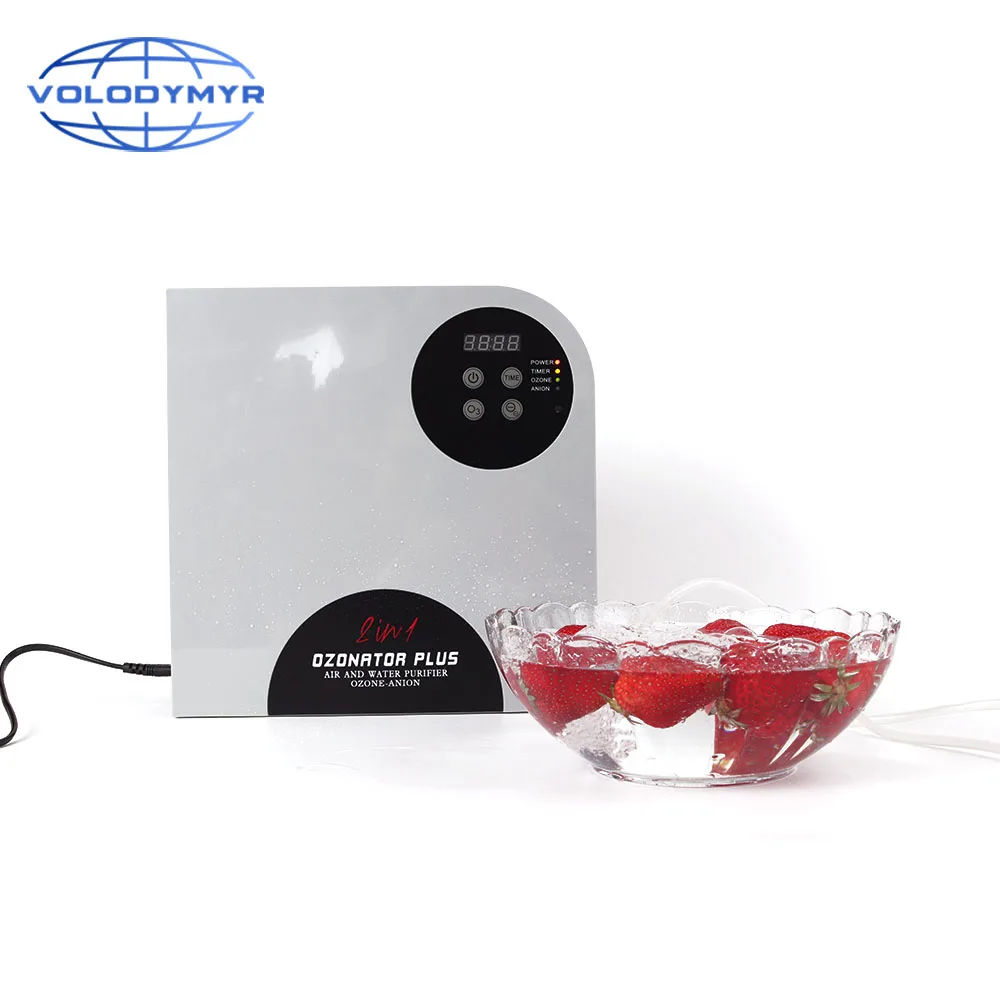 

Volodymyr O3 Ozone Generator Sterilizer Desinfection Air Purifier Cleaner Ionizer Ozonizer Negative Ion for Virus Bacteria