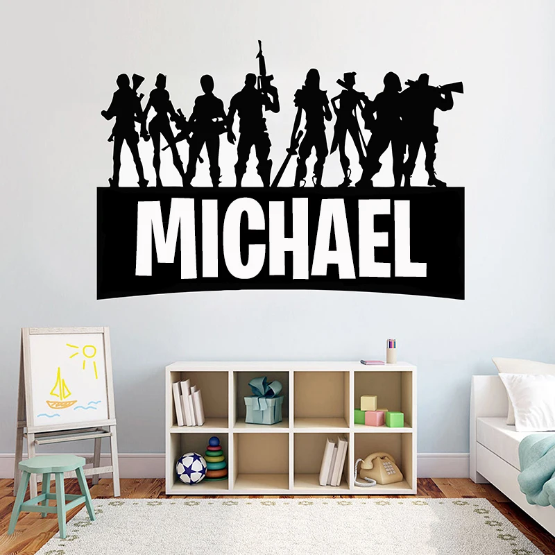 Vinyl Video Game Wall Sticker Customize Wall Sticker Game Sticker