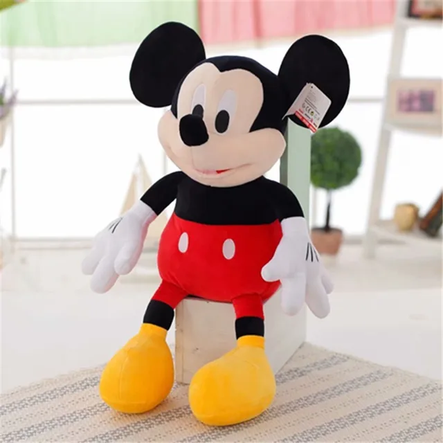 Disney Mickey Mouse Minnie Donald Duck Daisy Goofy Pluto Plush Toy Cartoon Soft Stuffed Dolls Pillows Kids Xmas Birthday Gifts