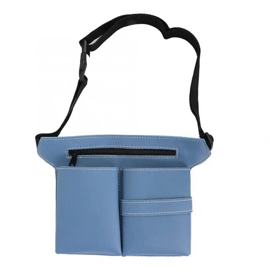 Hairdressing Supplies PU Leather Scissors Waist Bag Hair Clip Comb Hairdressing Tool Storage Bag Curly Hair Scissors Storage Bag