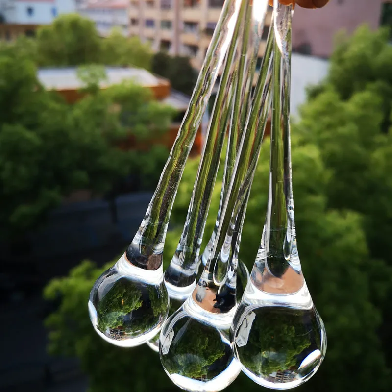 Top Quality 10pcs 30*150mm Clear Crystal Glass Raindrop Chandelier Pendants, Crystal Lamp Parts, chandelier Accessories
