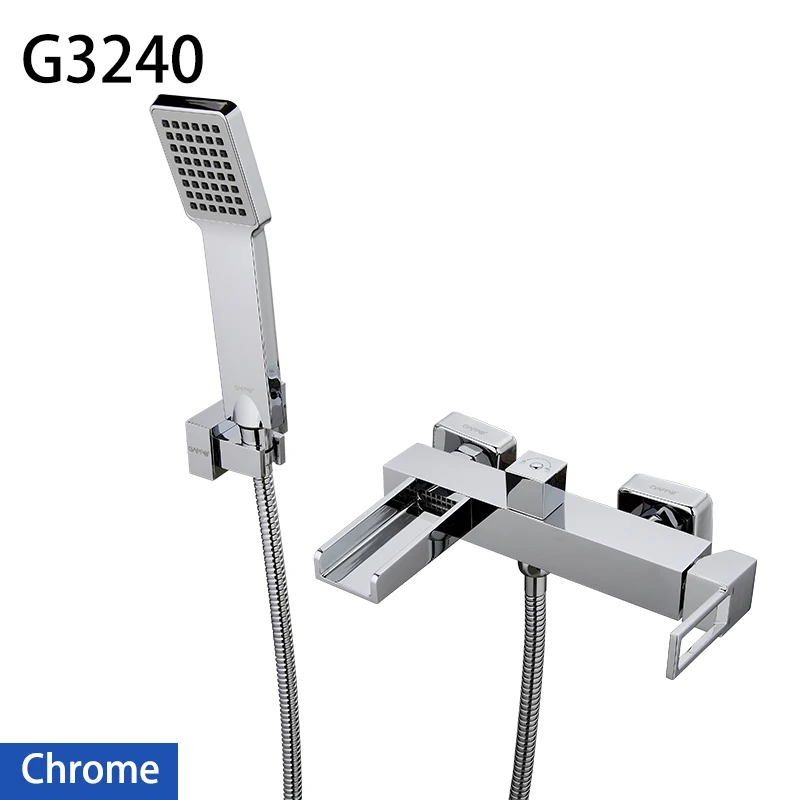 G3240 GAPPO смеситель для ванны s латунный кран для ванны Водопад кран для ванны кран на бортике robinet baignoire - Цвет: G3240