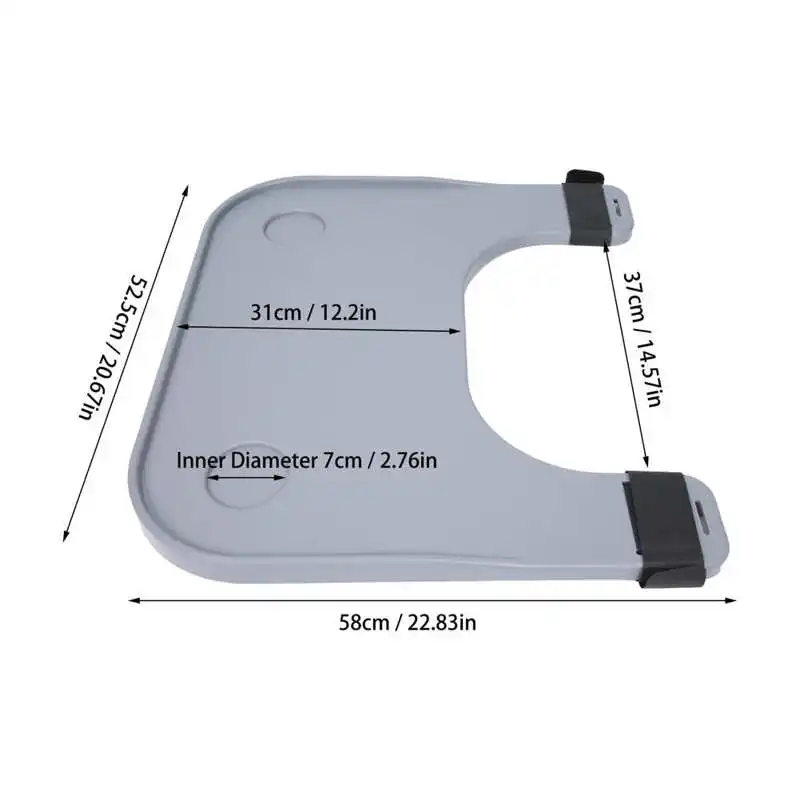 Couches Pour Adultes for Elderly Disabled Wheelchair Tray Table Thickening Widening Elderly Disabled Wheelchair Eating Tray 6