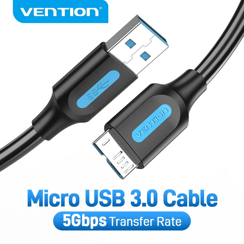 Vention Micro USB 3 0 кабель для быстрой зарядки Samsung Note S5 Toshiba зарядного устройства|Кабели
