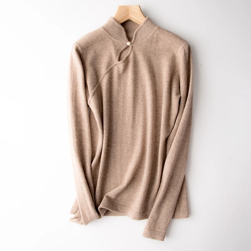 100% Pure Cashmere Knitted Sweaters Female Sexy Fashion Jumpers Winter Warm Soft Woman Pullovers 5Colors long Sleeve Sweater 100% Pure Cashmere Knitted Sweaters Female Sexy Fashion Jumpers Winter Warm Soft Woman Pullovers 5Colors long Sleeve Sweater