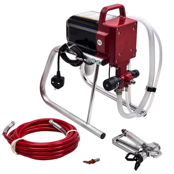 Cheap 400w 2900psi 200 BAR ELECTRIC AIR LESS INTERIOR WALL PAINT SPRAY SPRAYER GUN KIT Pressure Gun Sprayer Spraying Machine