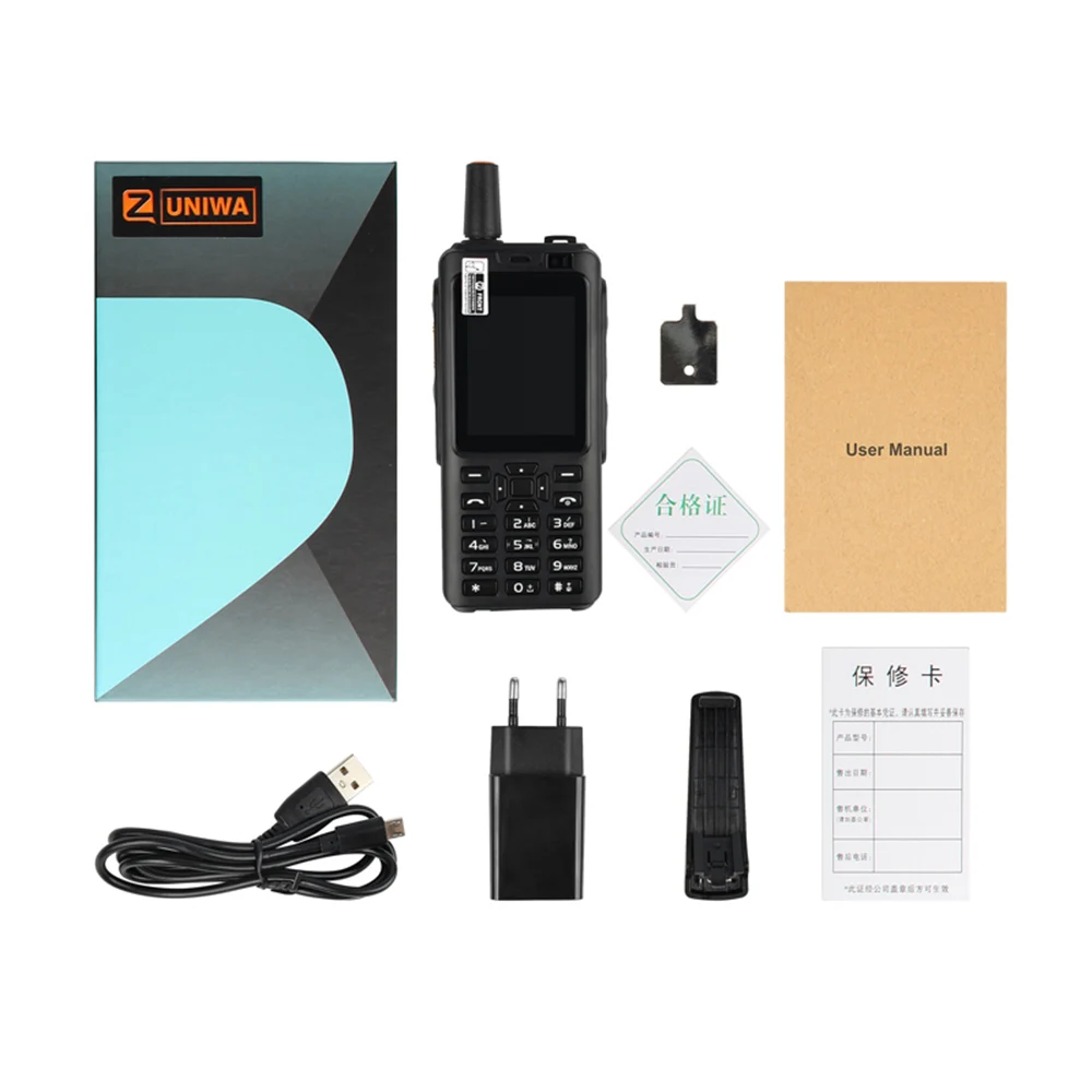 UNIWA F40 PTT Walkie Talkie 1+ 8GB Android 6,0 4G смартфон для двух sim-карт 4000mAh аккумулятор четырехъядерный