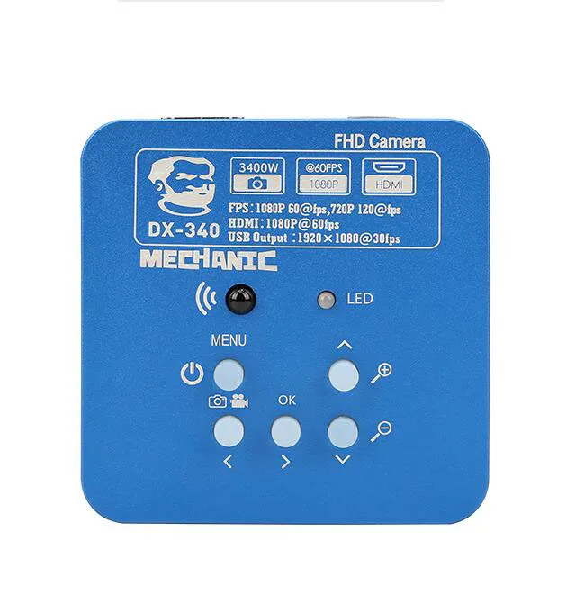 DX-340 Механическая HDMI камера 4800W Pixel 1080P@ 60FPS CMOS 1/2. 23 многофункциональная промышленная HD камера микроскоп камера - Цвет: DX-340